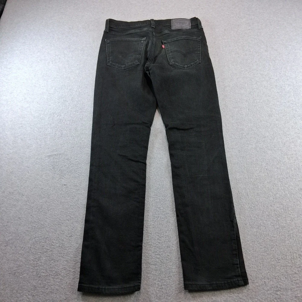 Levi's Mens Jeans 31x32 Black 511 Slim Fit Stretch Denim Pants